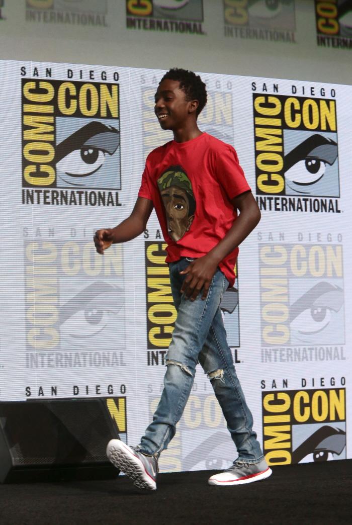 Caleb McLaughlin at San Diego Comic-Con 2017.