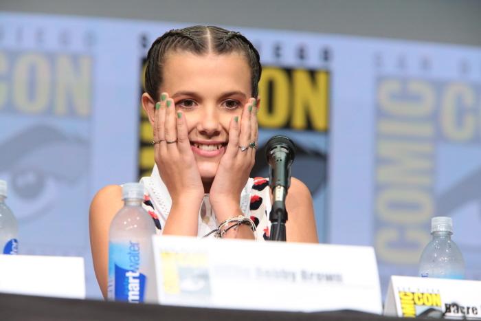 Millie Bobby Brown at San Diego Comic-Con 2017.