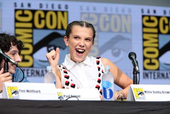 Millie Bobby Brown at San Diego Comic-Con 2017.